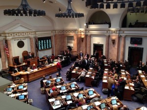 Tension builds on the floor of the Kentucky House of Representatives